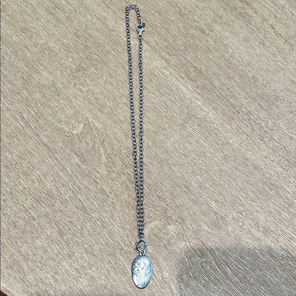 Silpada Silver Necklace with Delicate Chain and Pendant